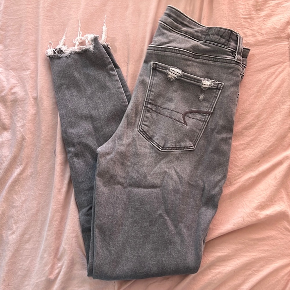 American Eagle Next Level Stretch Black Jeans